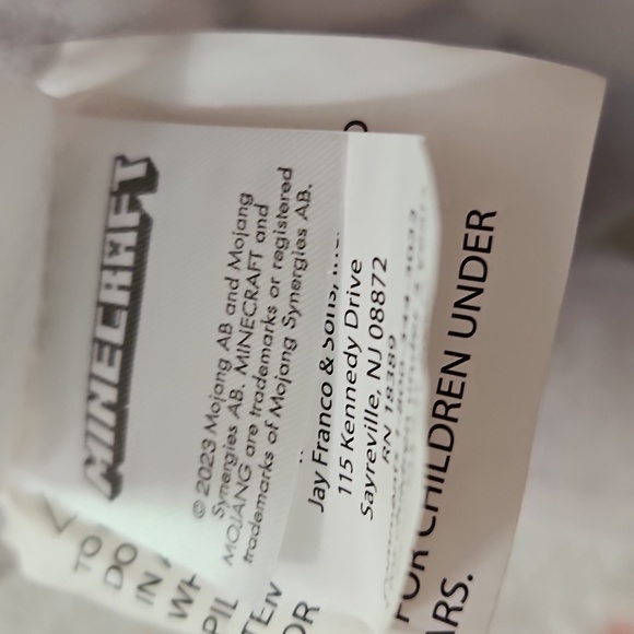 Minecraft 18" Green Creeper & 14" White Ghast Mojang 2023 Lot Of 2 Plush Figures - Picture 4 of 7